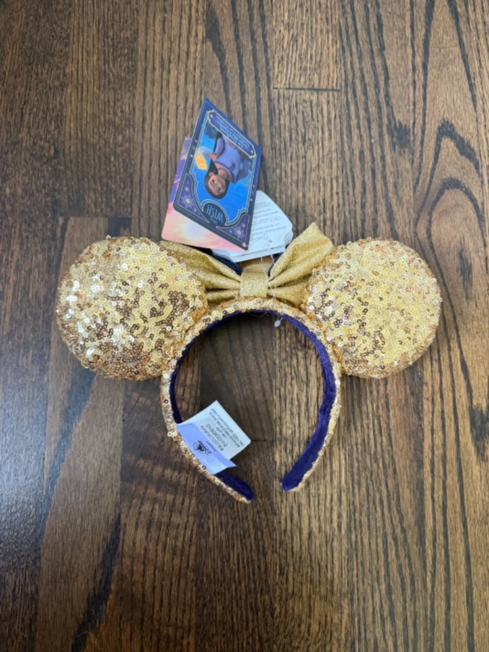 Disney Parks Sequin Wish Minnie Mouse Ears Headband | NWT